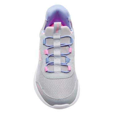 Tênis Skechers Bounder Simple Cute Infantil - Cinza