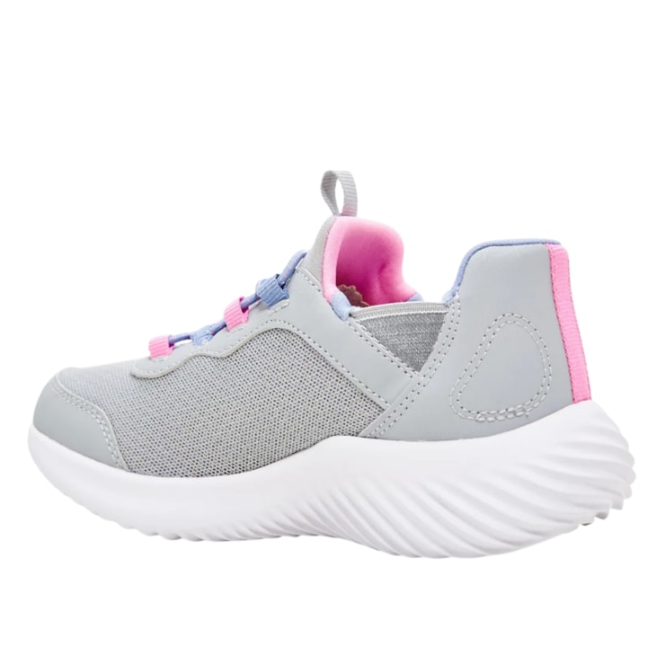 Tênis Skechers Bounder Simple Cute Infantil - Cinza