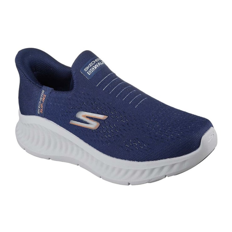 Tênis Skechers Go Walk Now Sauntered Masculino - Azul Marinho