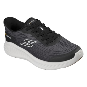 Tênis Skechers Go Walk Now Urgent Masculino - Preto/Cinza