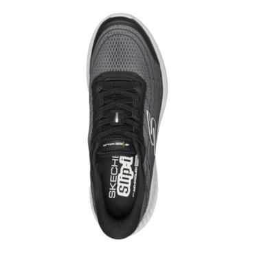 Tênis Skechers Go Walk Now Urgent Masculino - Preto/Cinza