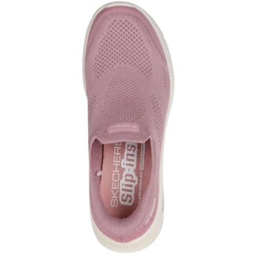 Tênis Skechers Slip-Ins Go Walk 8 Nova Feminino - Rosa