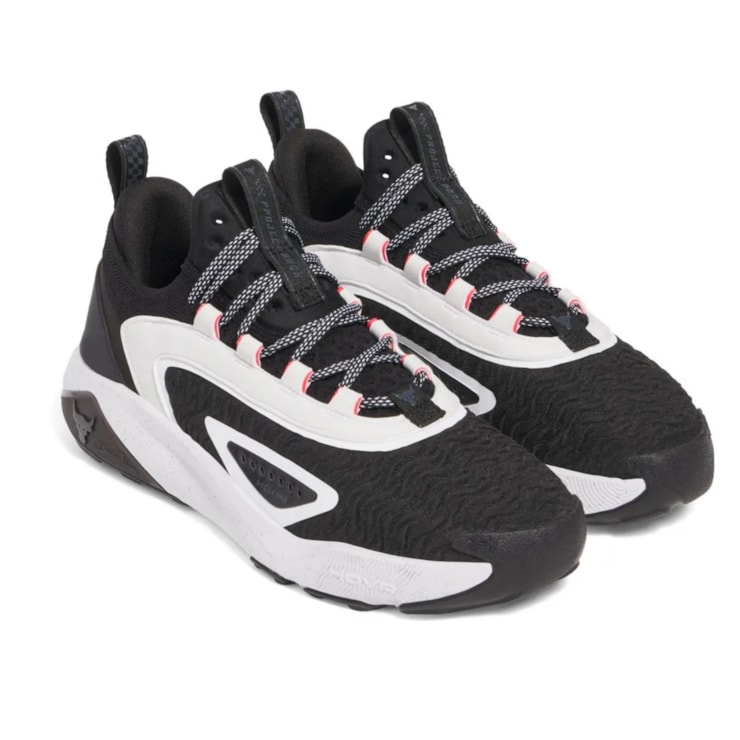 Tênis Under Armour Project Rock 7 Masculino - Preto/Branco