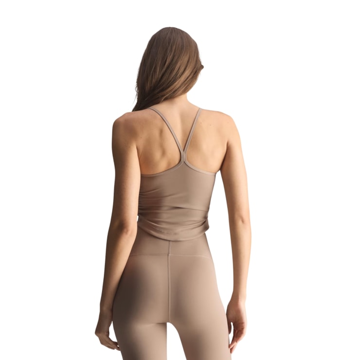 Top Adidas Cropped Stella Mccartney Feminino - Marrom