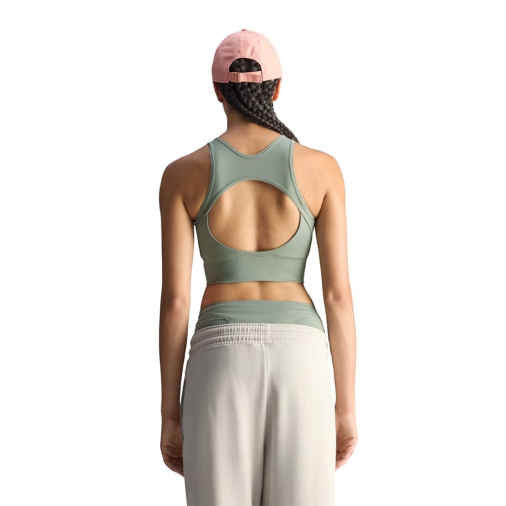 Top Adidas Cropped Stella Mccartney Feminino - Verde