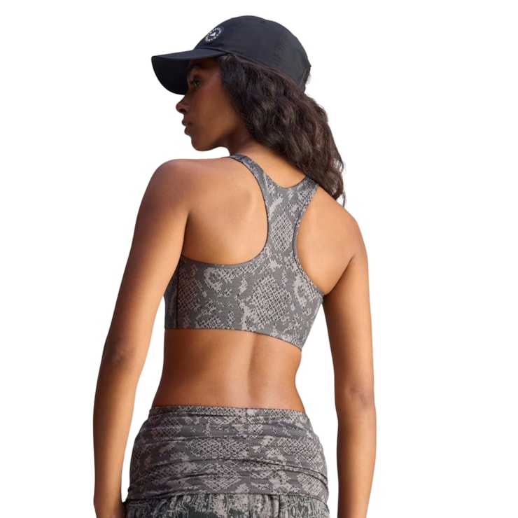 Top Adidas Suporte Médio Adidas By Stella Mccartney Feminino - Grafite