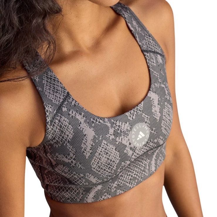 Top Adidas Suporte Médio Adidas By Stella Mccartney Feminino - Grafite
