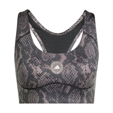 Top Adidas Suporte Médio Adidas By Stella Mccartney Feminino - Grafite
