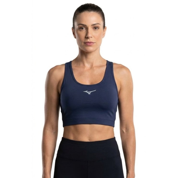Top Mizuno Essence 2.0 Feminino - Azul Marinho