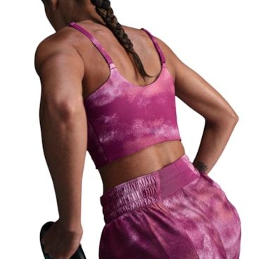 Top Nike One Aop Feminino - Roxo