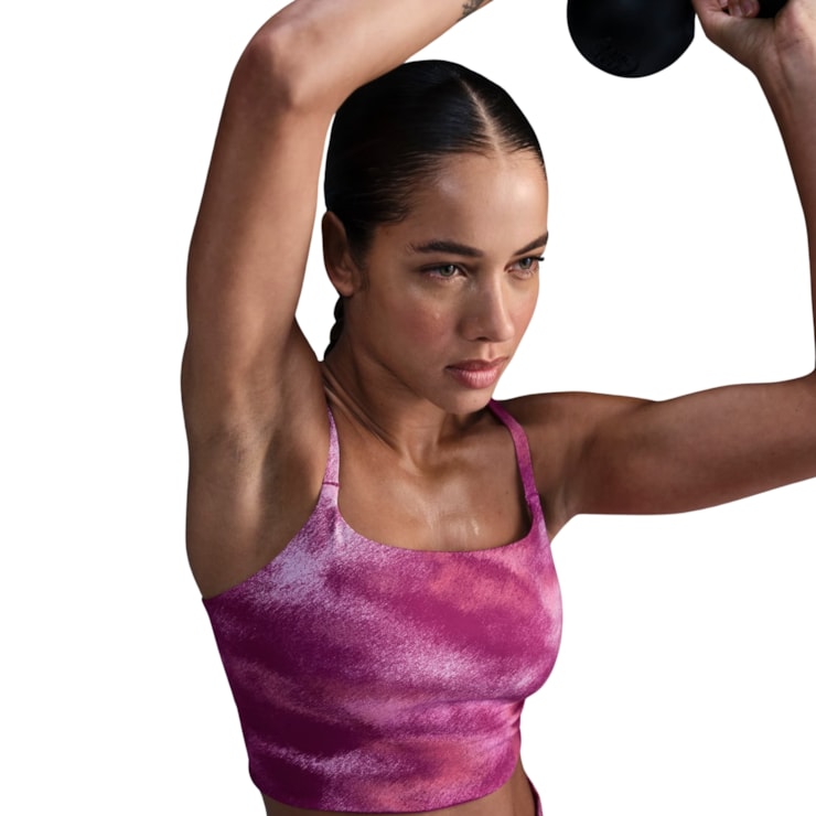 Top Nike One Aop Feminino - Roxo