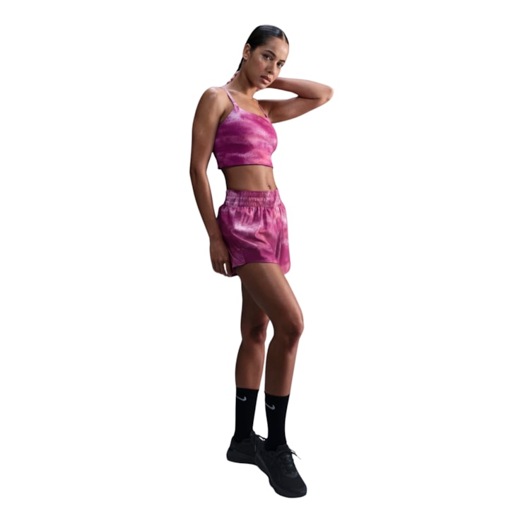 Top Nike One Aop Feminino - Roxo