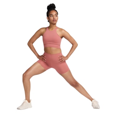 Top Nike Twist Bra Feminino - Rosa