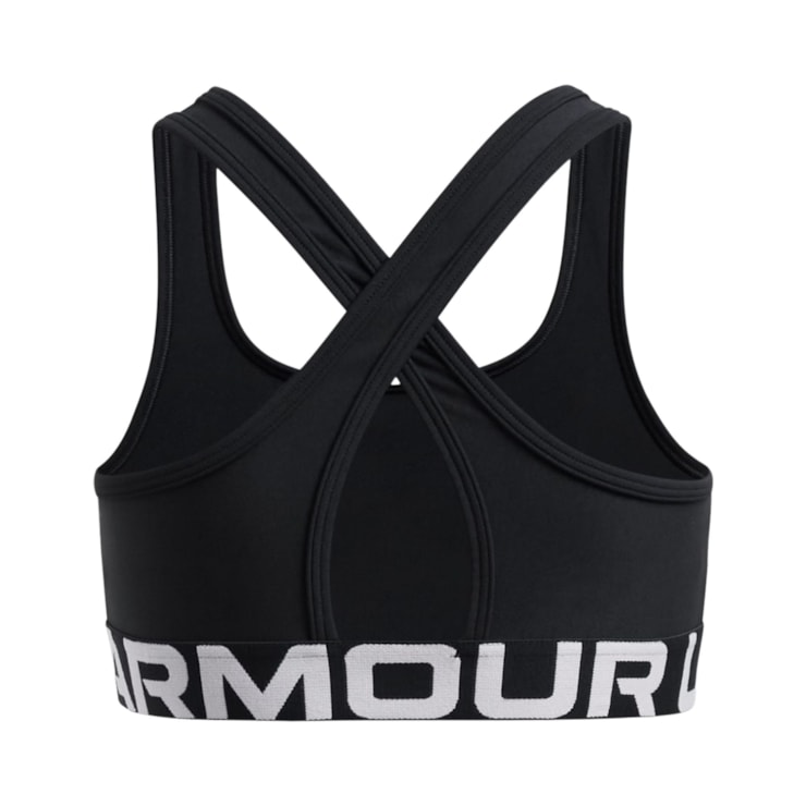 Top Under Armour Crossback Bra Infantil - Preto