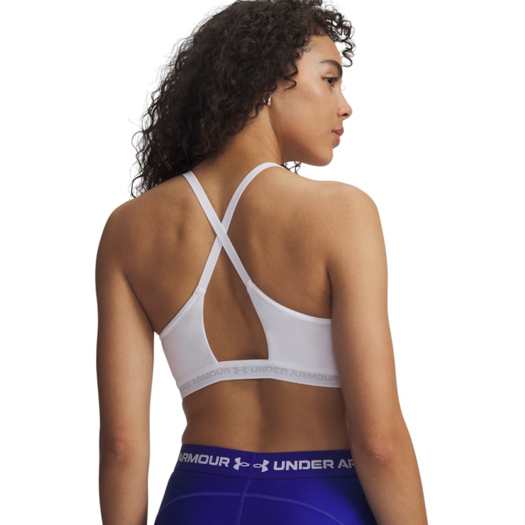 Top Under Armour Crossback Low Feminina - Branco