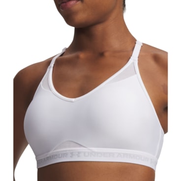 Top Under Armour Crossback Low Feminina - Branco