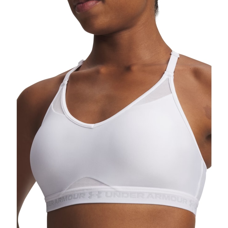 Top Under Armour Crossback Low Feminina - Branco