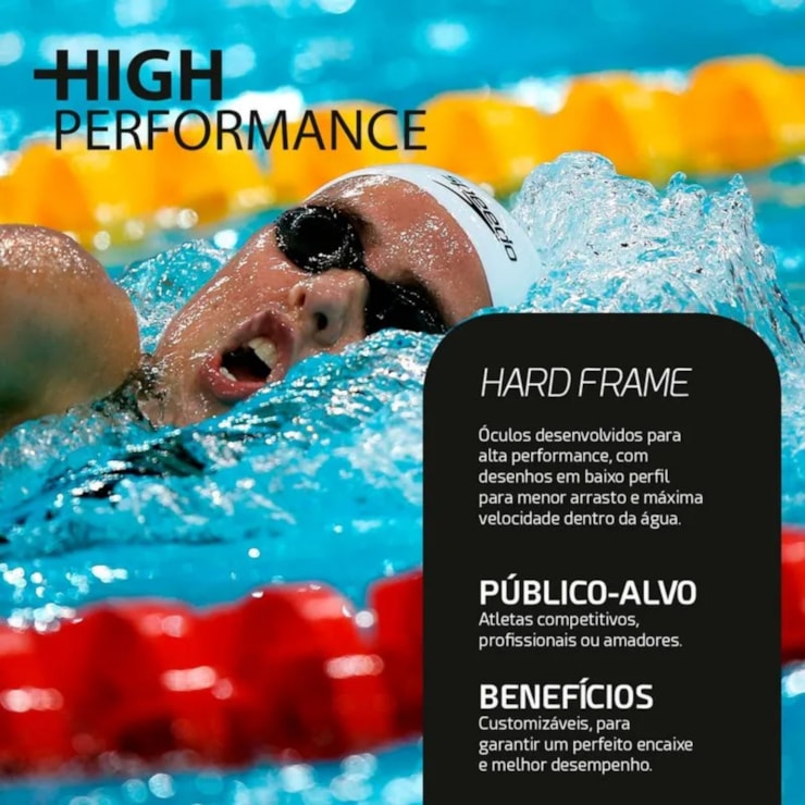 Touca De Natação Speedo Fastshark Unissex - Preta Fosca