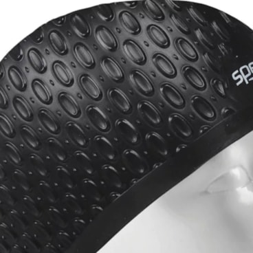 Touca De Natação Speedo Water Drops Cap Unissex - Preta