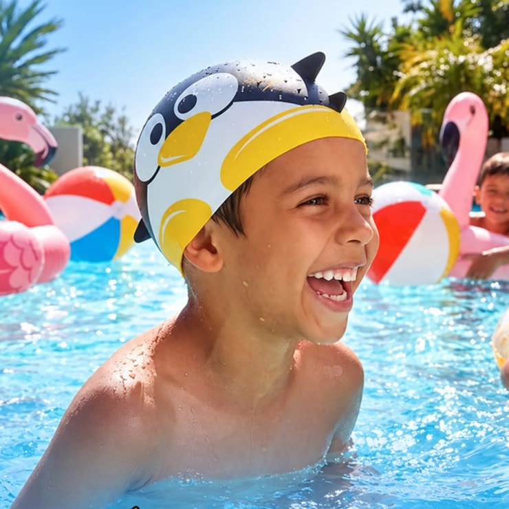 Touca De Natatação Speedo Pinguim Infantil