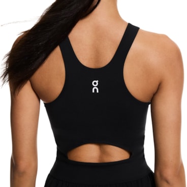 Vestido On Court Split Feminino - Preto