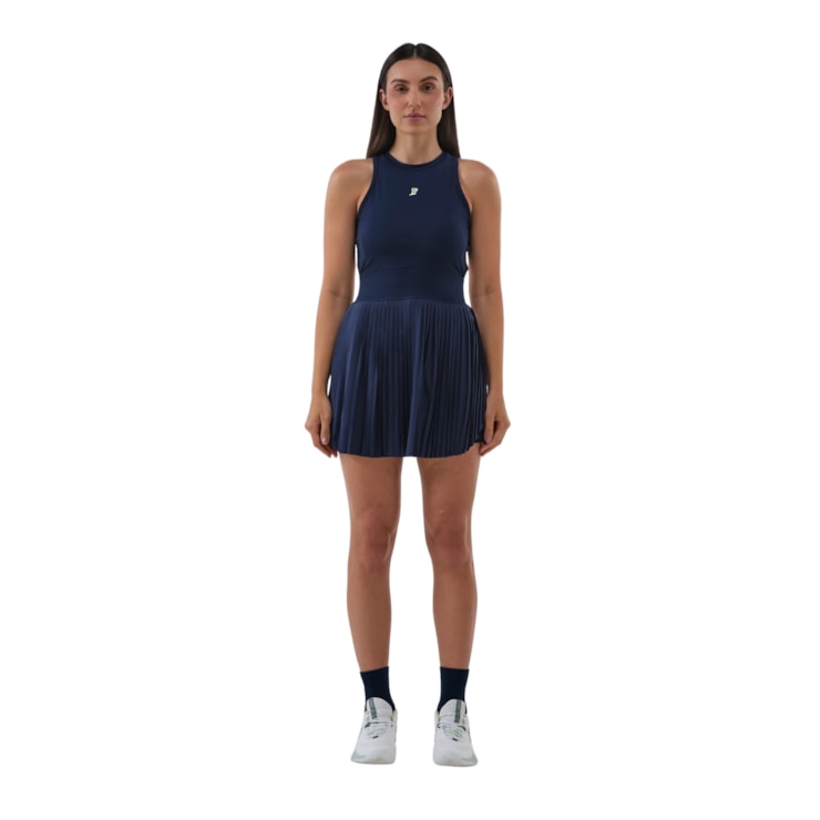 Vestido Slyce On Season Elegance Ls Feminino - Marinho