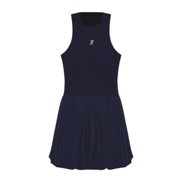 Vestido Slyce On Season Elegance Ls Feminino - Marinho