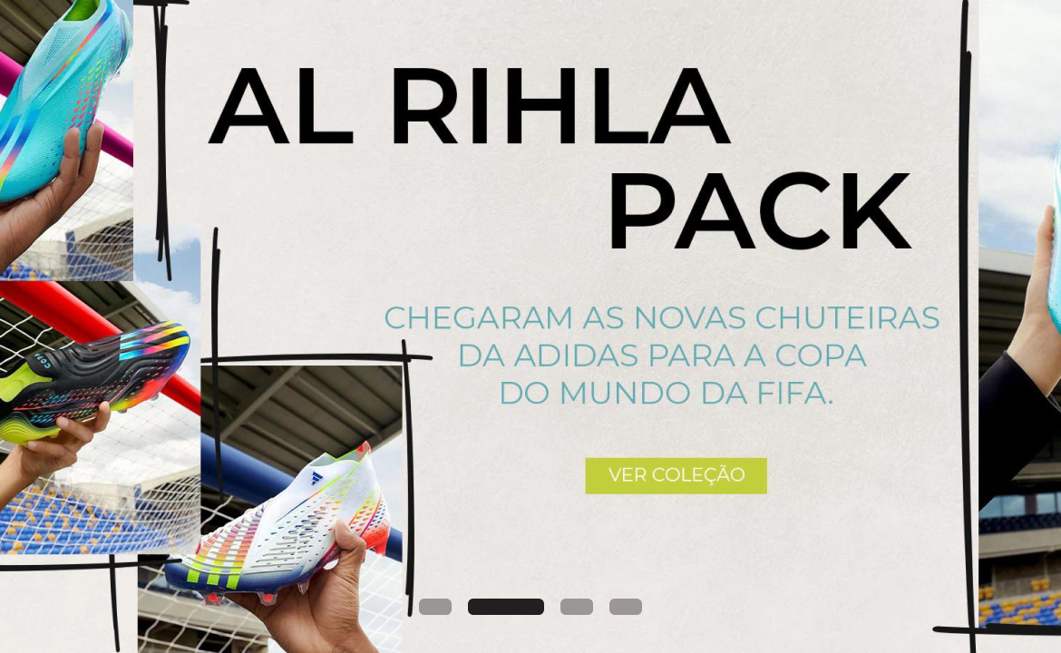 Al Rihla Pack — novas chuteiras da Adidas para a Copa do Mundo da FIFA